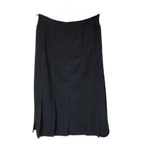Dramatic Expressions Black A Line Skirt Slit Hemline Size 2